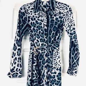 Rylee and Quinn leopard wrap dress